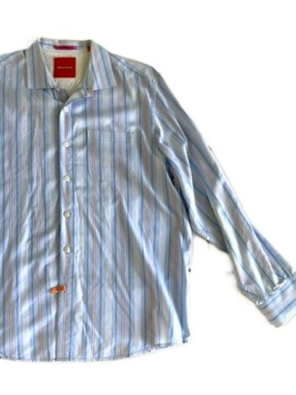 Men's Tommy Bahama Blue Stripe Dress Shirt